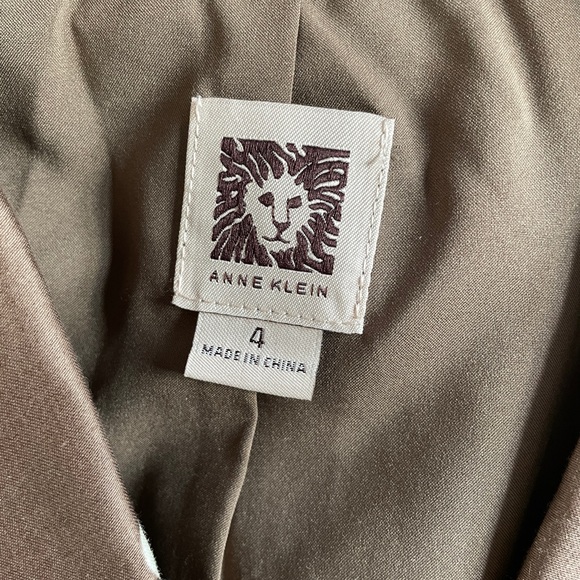 Anne Klein Dress Brown & White Polka Dot Cotton
Summer Dress Size 4 ( S ) - Picture 6 of 8